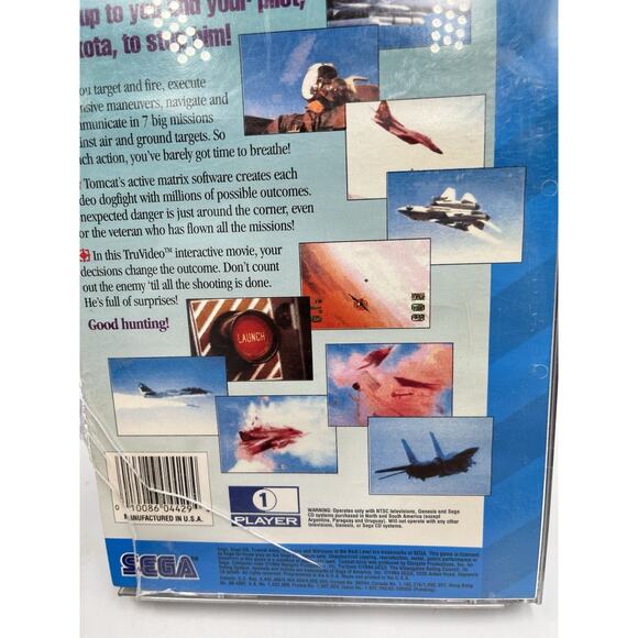 1994 Tomcat Alley Sega CD Video Game Complete w/ Manual & Case CIB Tested - Picture 3 of 7